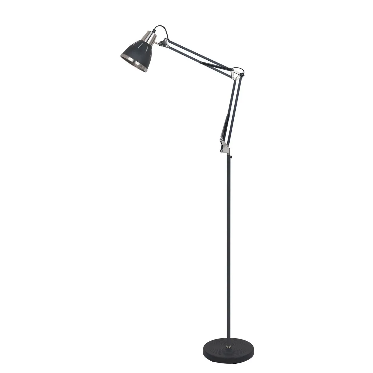 Remiro, retro lampa stojąca, podłogowa, czarna, E27, ML-HN3047 BL+S.NICK
